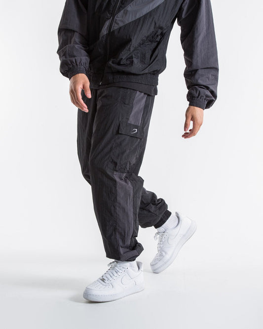 Walker Track Bottoms - Triple Black - BOXRAW