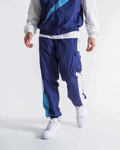 Walker Track Bottoms - White/Navy - BOXRAW