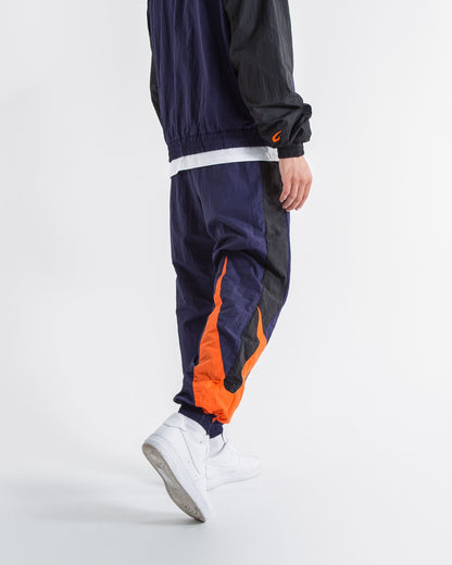 Walker Track Bottoms - Black/Navy/Orange - BOXRAW