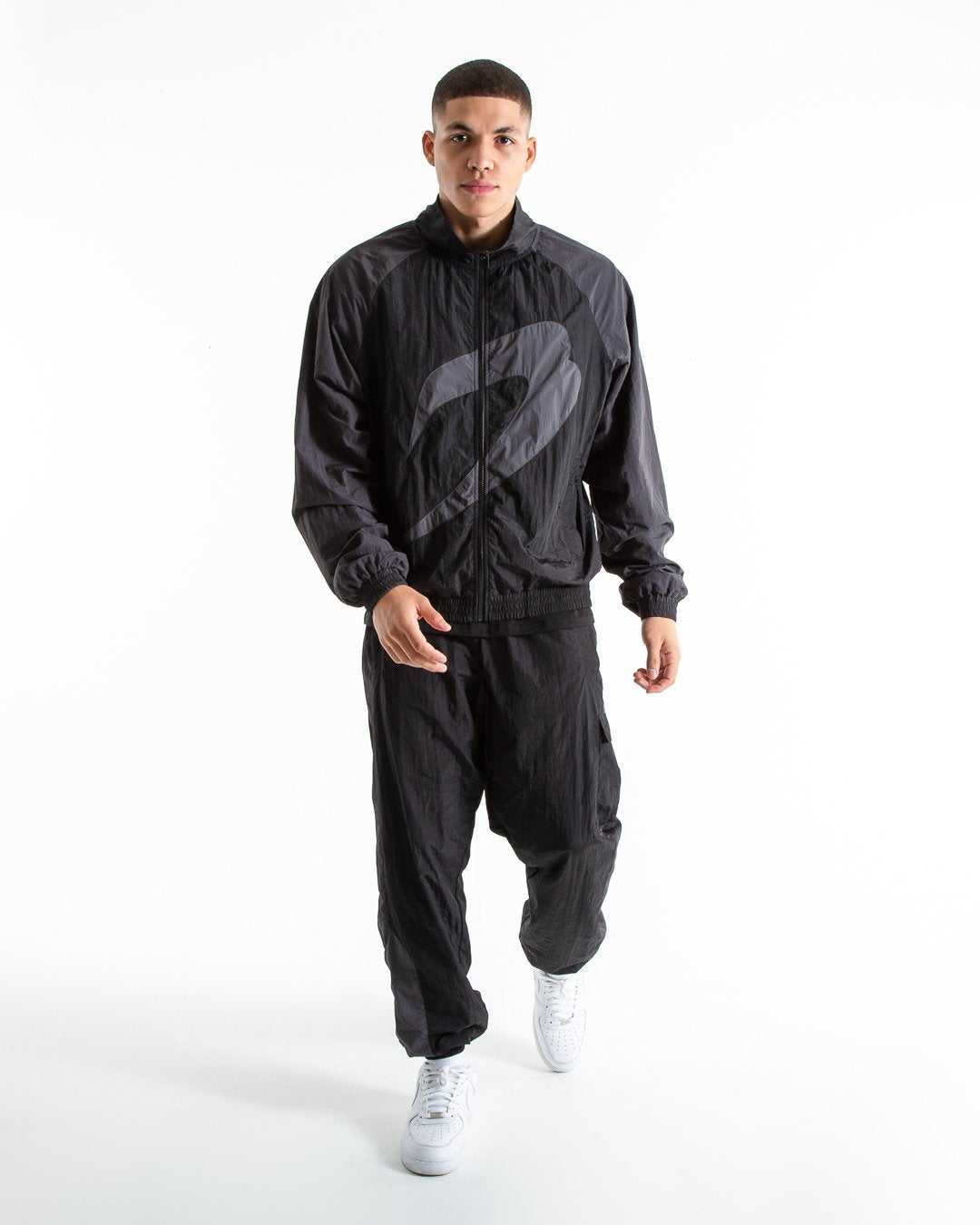 Walker Track Jacket - Triple Black - BOXRAW