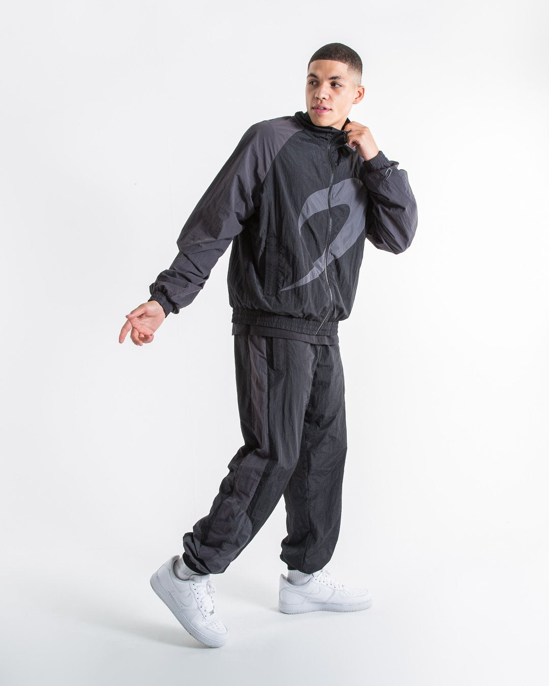 Walker Track Bottoms - Triple Black - BOXRAW