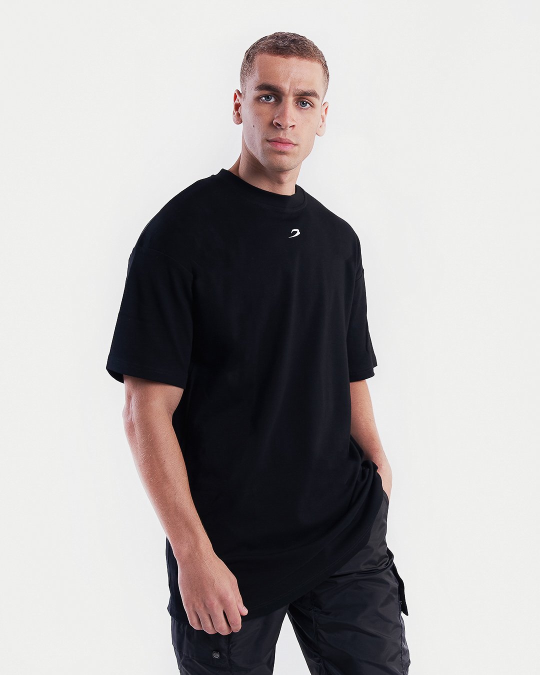 Oversized Strike T-Shirt - Black | BOXRAW
