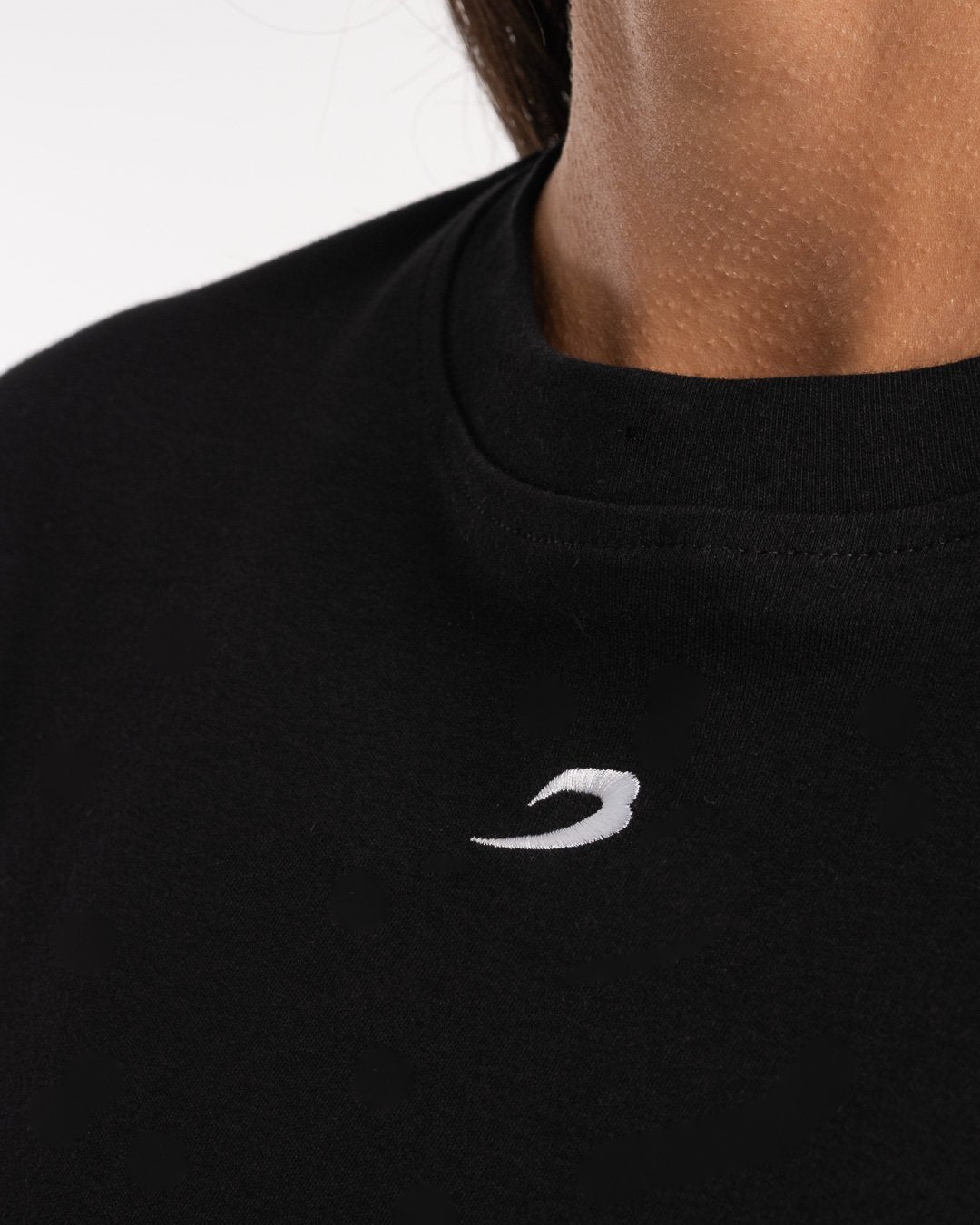Women's Oversized Strike T-Shirt - Black | BOXRAW