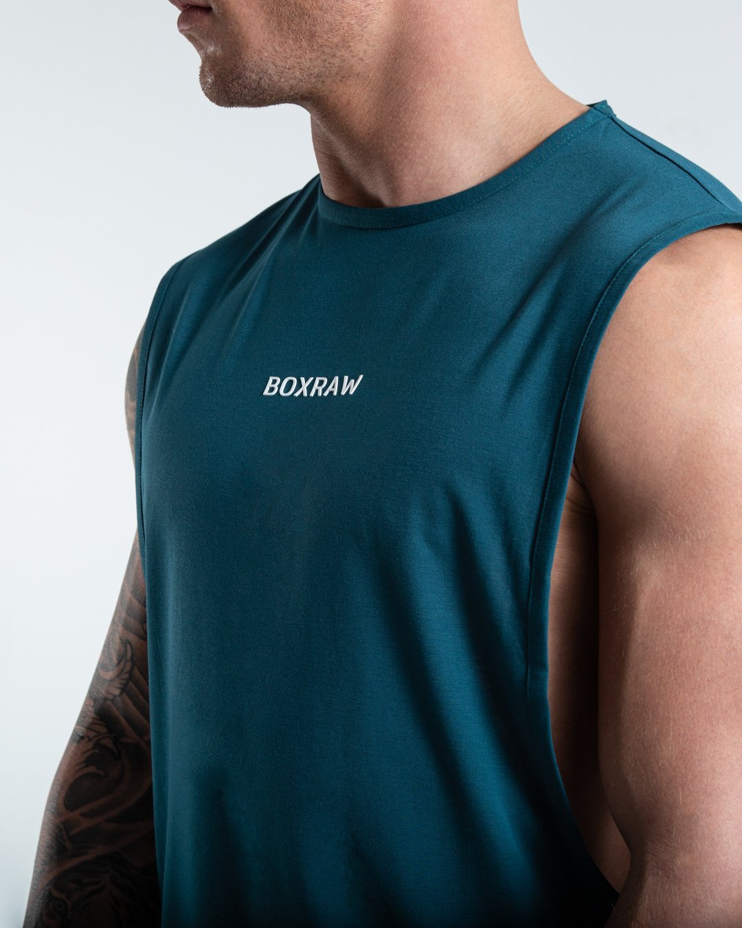 BOXRAW_SMRT-TEC Muscle Tank - Green