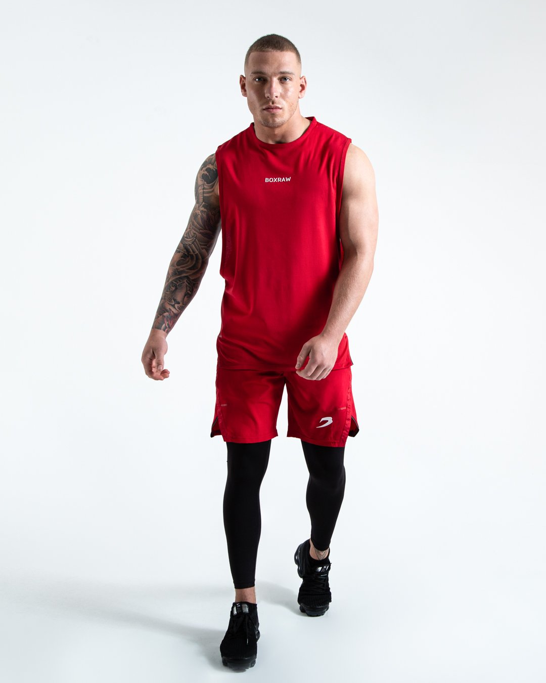 BOXRAW SMRT-TEC Muscle Tank - Red