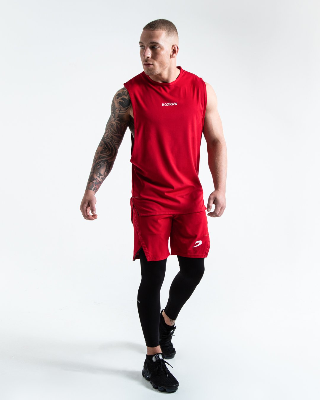 BOXRAW SMRT-TEC Muscle Tank - Red