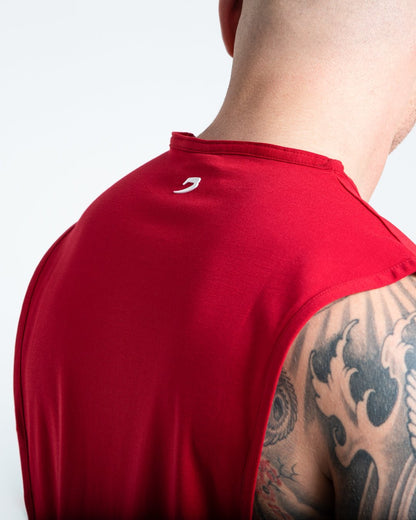 BOXRAW SMRT-TEC Muscle Tank - Red