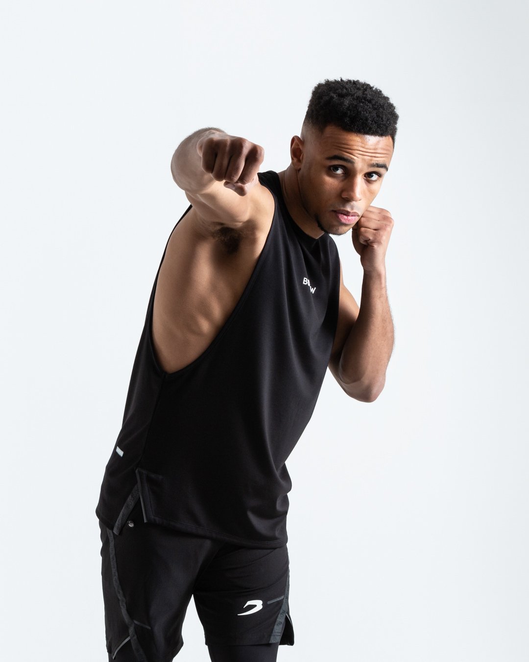 BOXRAW SMRT-TEC Muscle Tank - Black