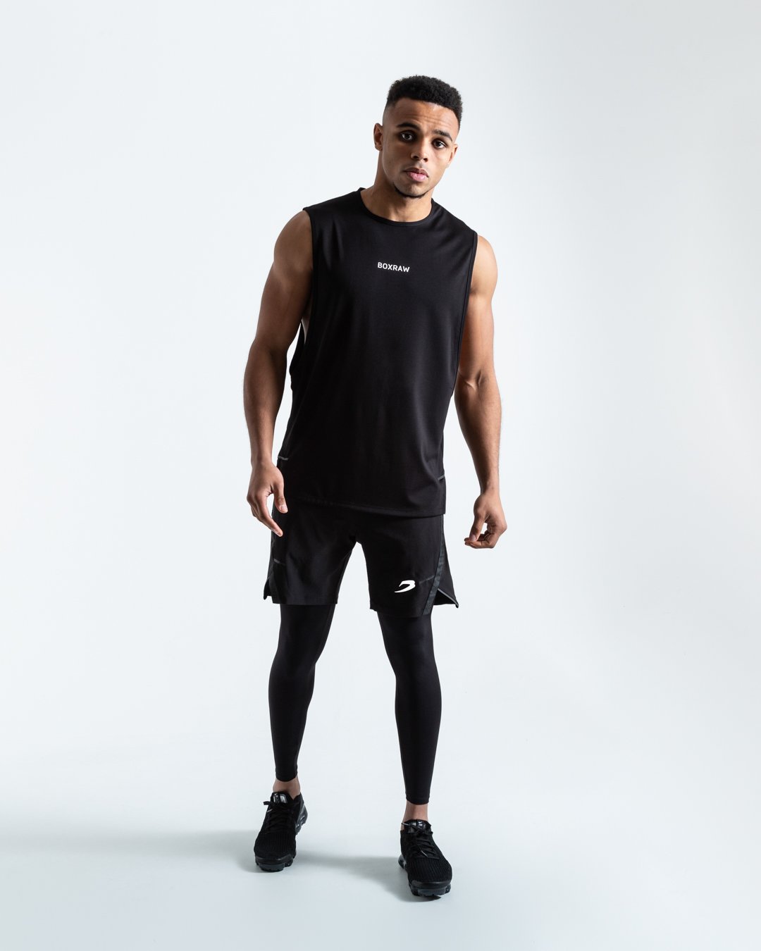 BOXRAW SMRT-TEC Muscle Tank - Black