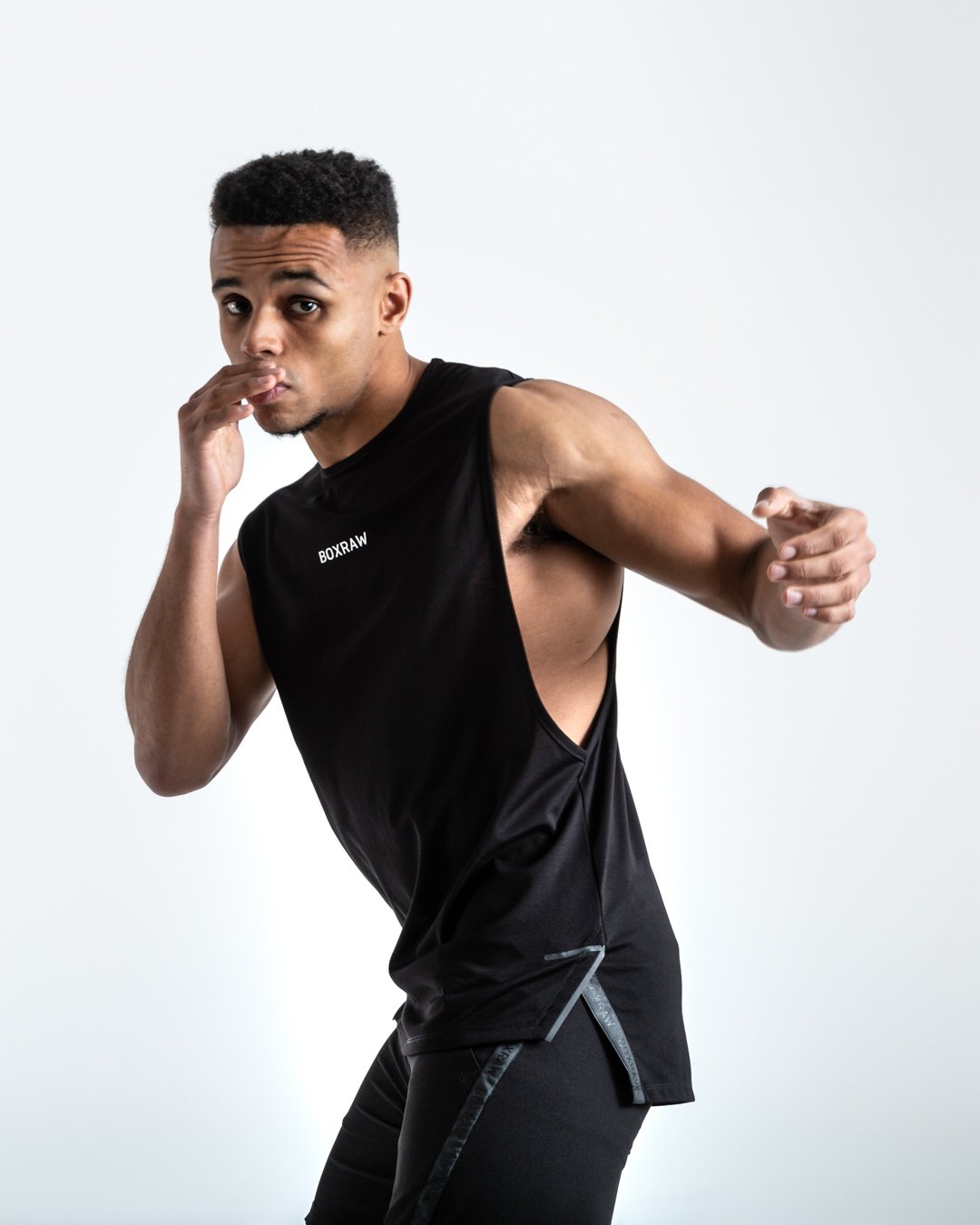BOXRAW SMRT-TEC Muscle Tank - Black