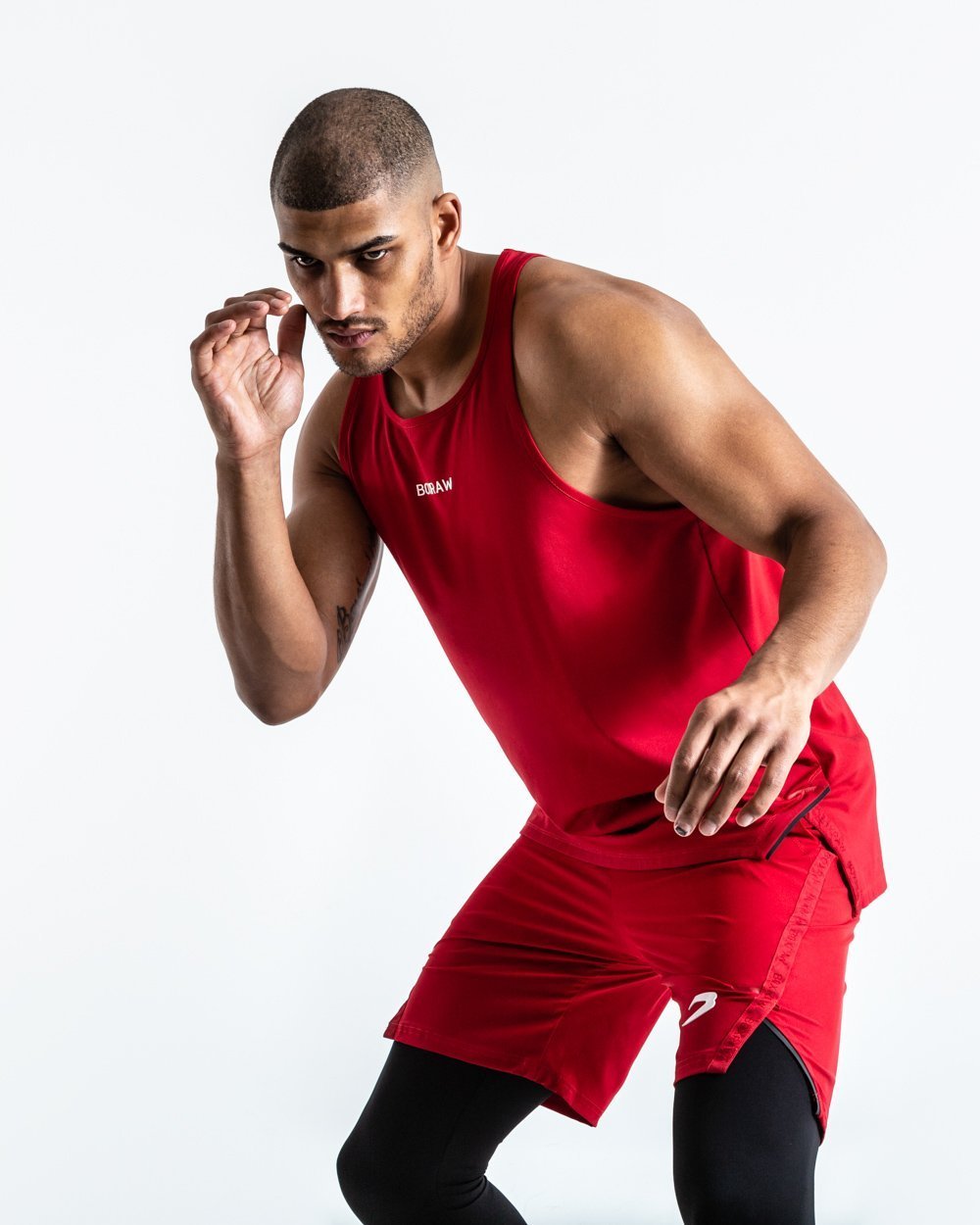 BOXRAW SMRT-TEC Stringer Tank - Red