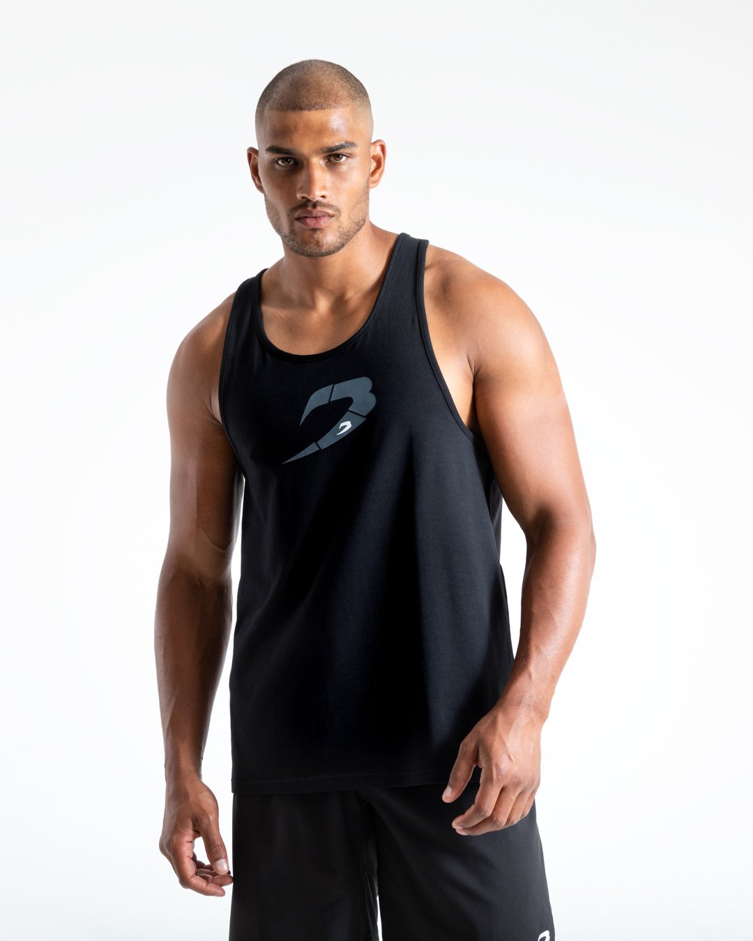 BOXRAW Glitch Stringer Tank - Black