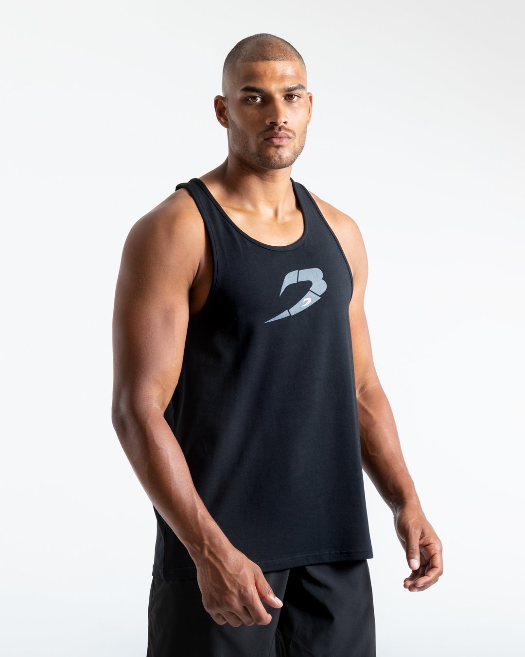 BOXRAW Glitch Stringer Tank - Black