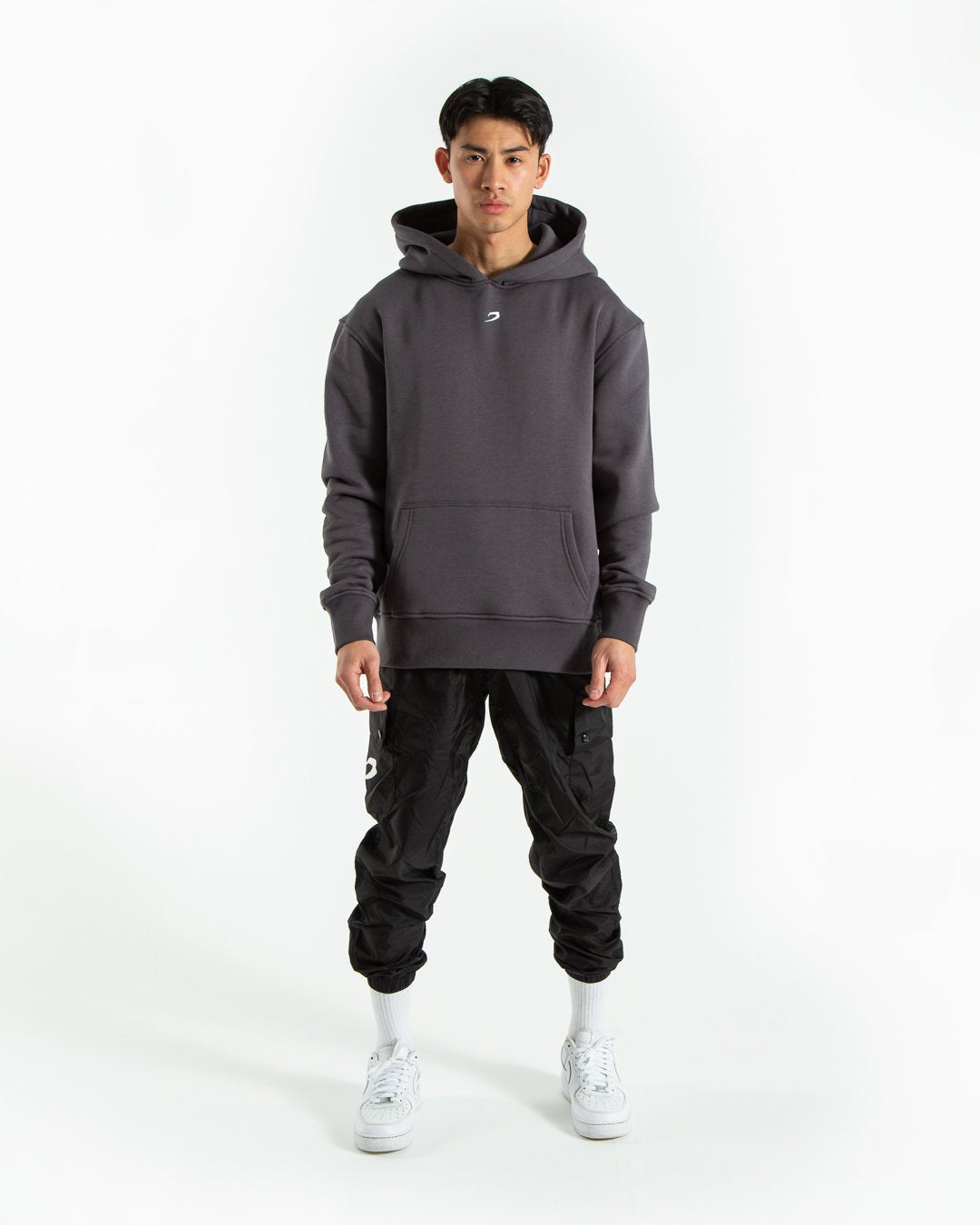 Strike Logo Hoodie - Charcoal