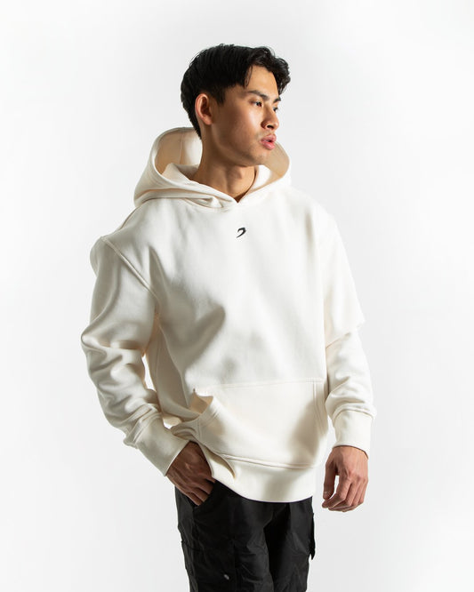 Strike Logo Hoodie - Cream
