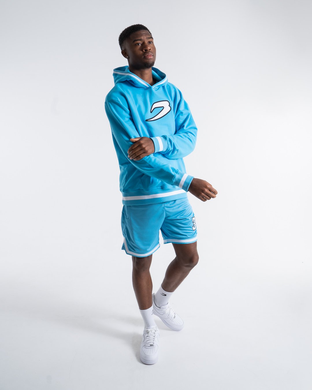 36 by Teddy Atlas Hoodie - Baby Blue | BOXRAW