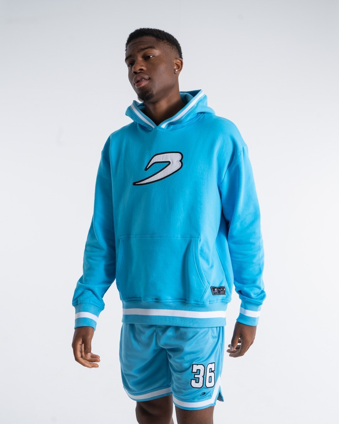 36 by Teddy Atlas Hoodie - Baby Blue | BOXRAW