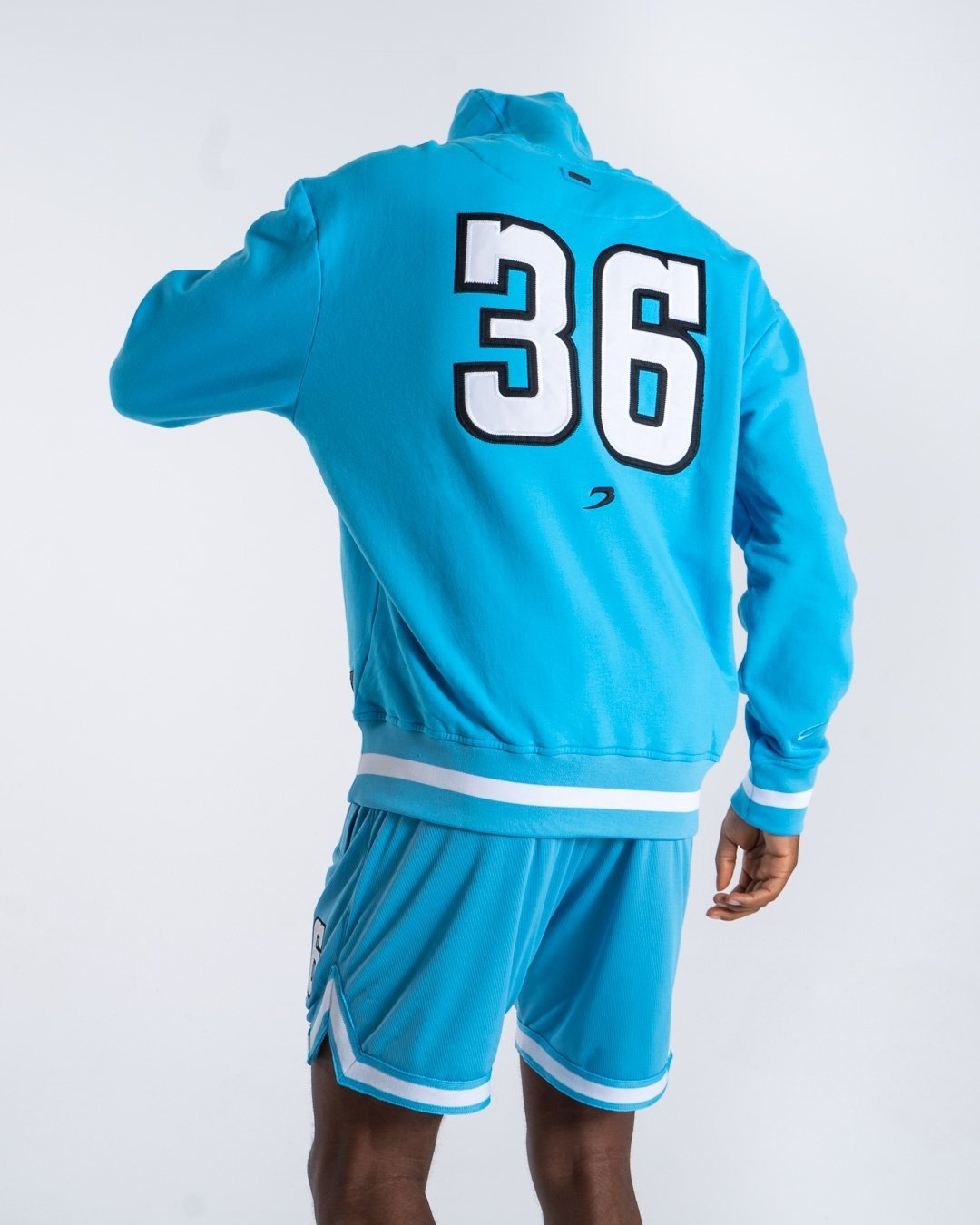 36 by Teddy Atlas Hoodie - Baby Blue | BOXRAW