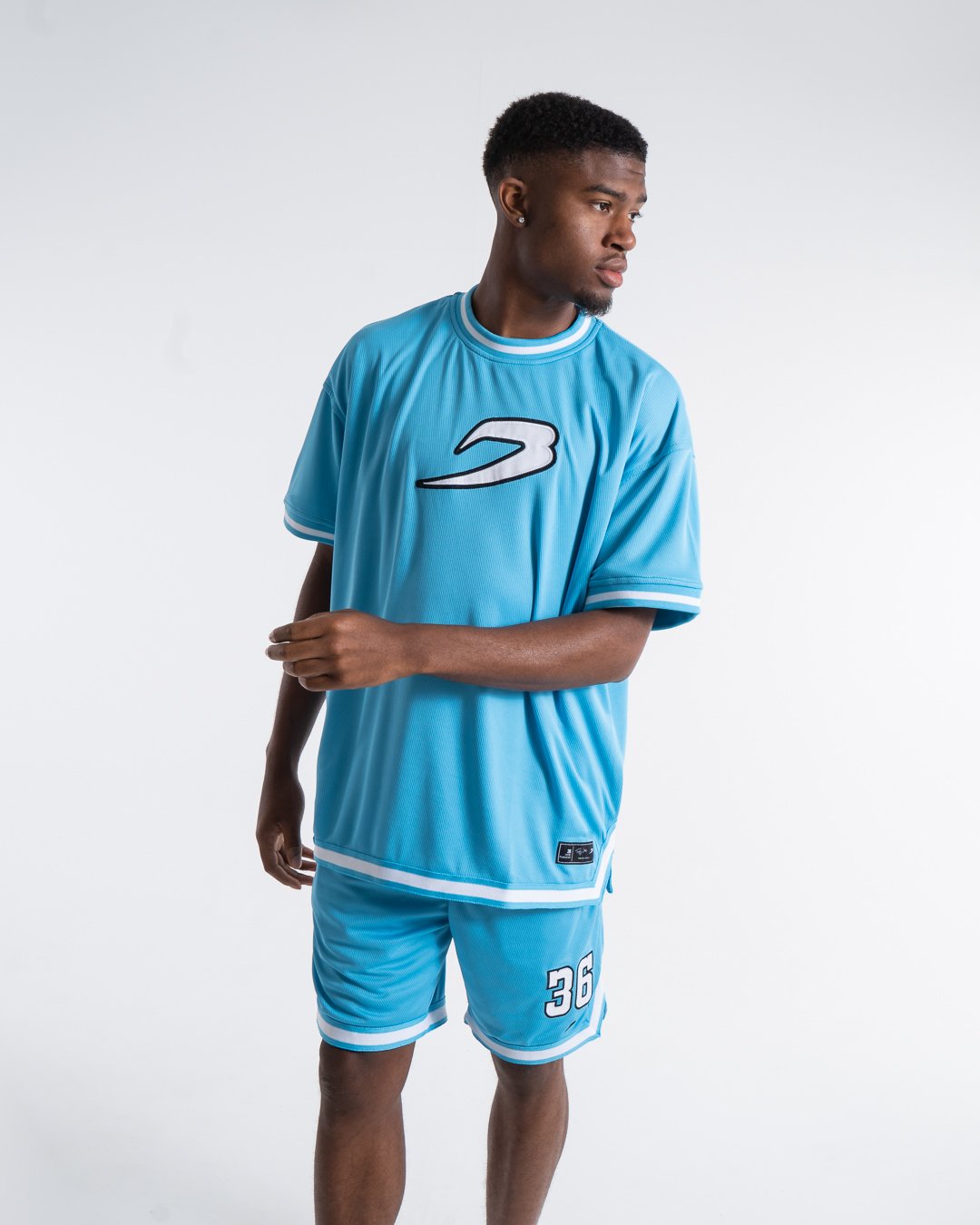 36 by Teddy Atlas T-Shirt - Baby Blue | BOXRAW