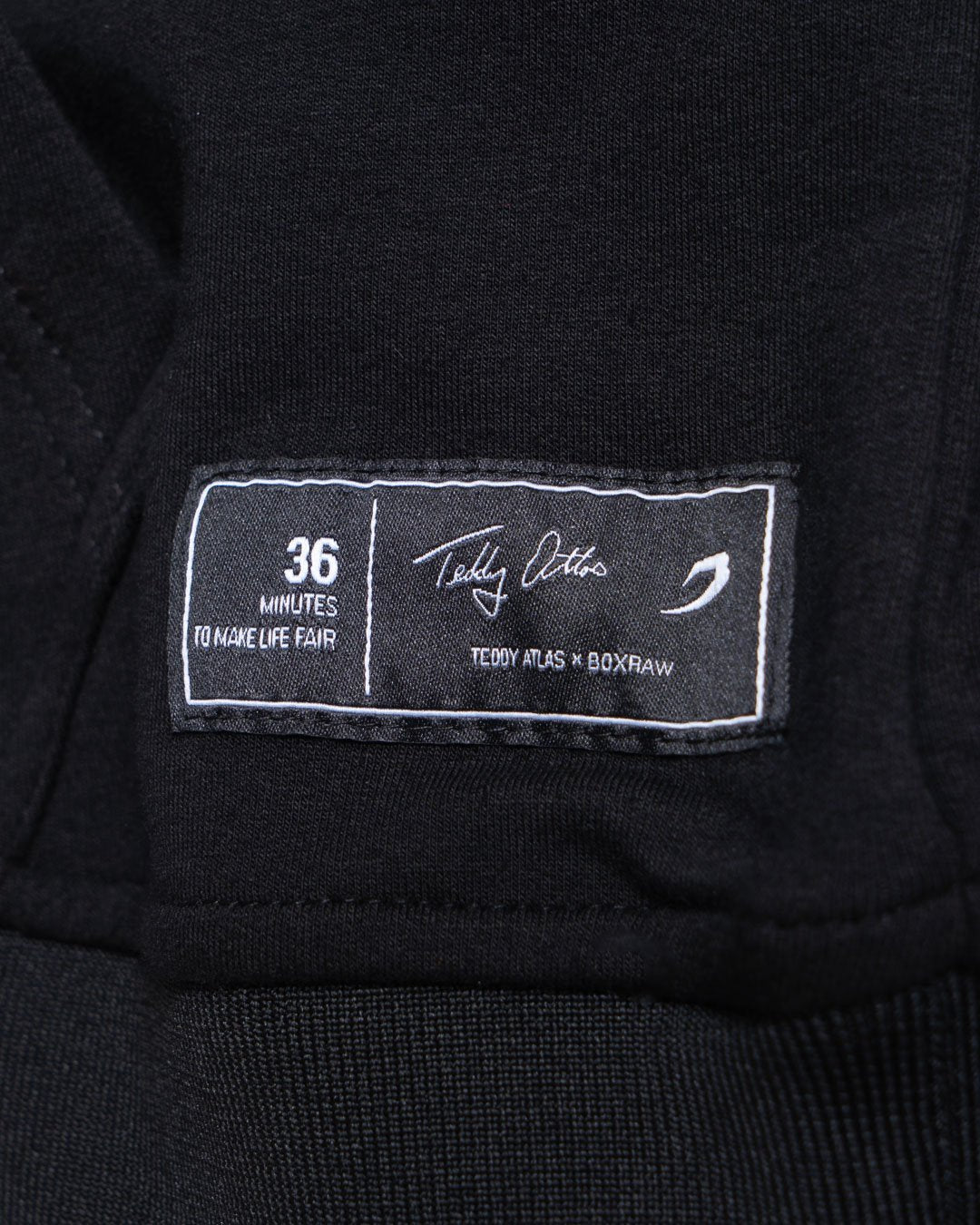 36 by Teddy Atlas Hoodie - Black | BOXRAW
