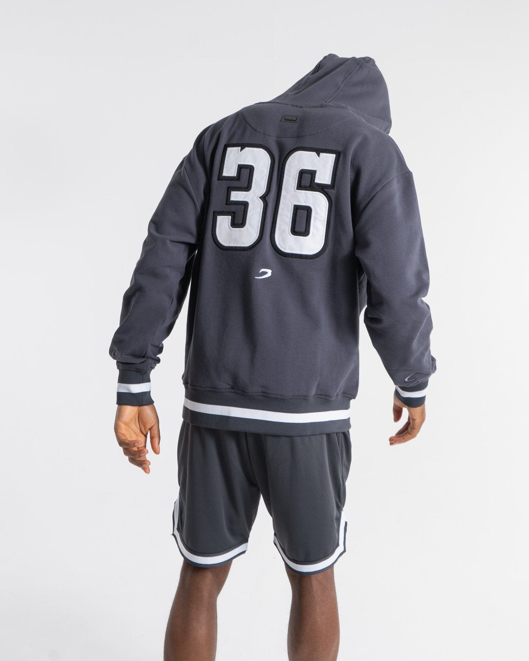 36 by Teddy Atlas Hoodie - Charcoal | BOXRAW