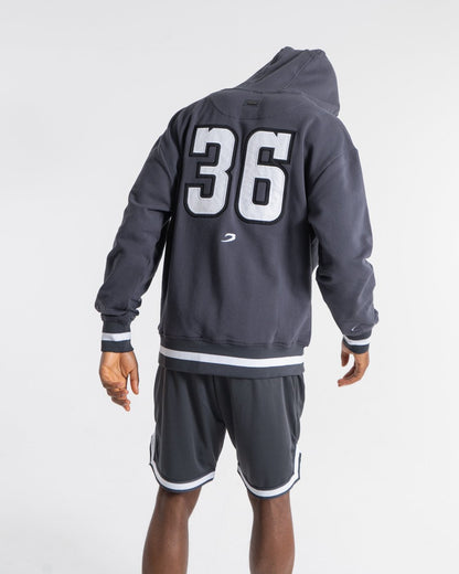 36 by Teddy Atlas Hoodie - Charcoal | BOXRAW