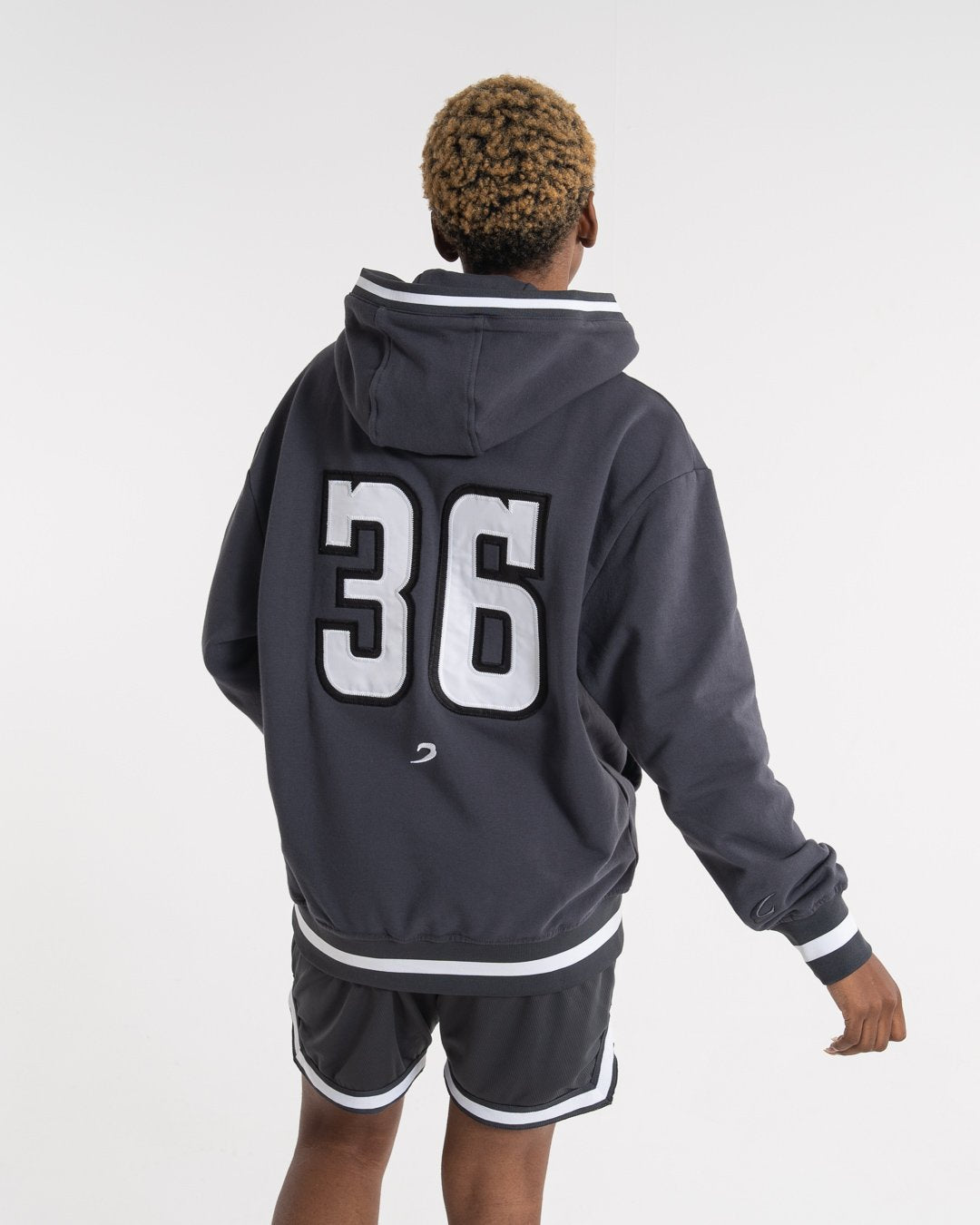 36 by Teddy Atlas Hoodie - Charcoal