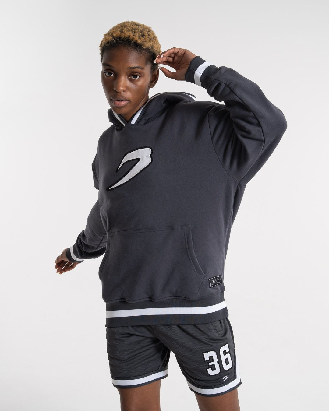 36 by Teddy Atlas Hoodie - Charcoal