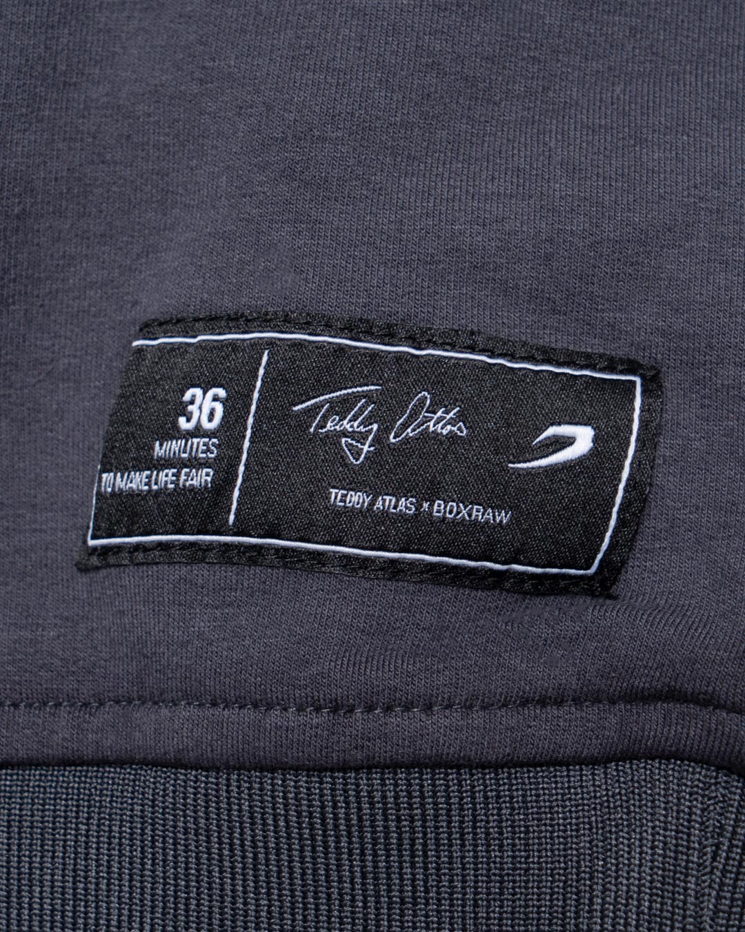 36 by Teddy Atlas Hoodie - Charcoal | BOXRAW