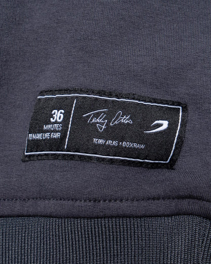 36 by Teddy Atlas Hoodie - Charcoal | BOXRAW