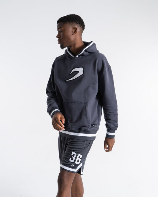 36 by Teddy Atlas Hoodie - Charcoal | BOXRAW