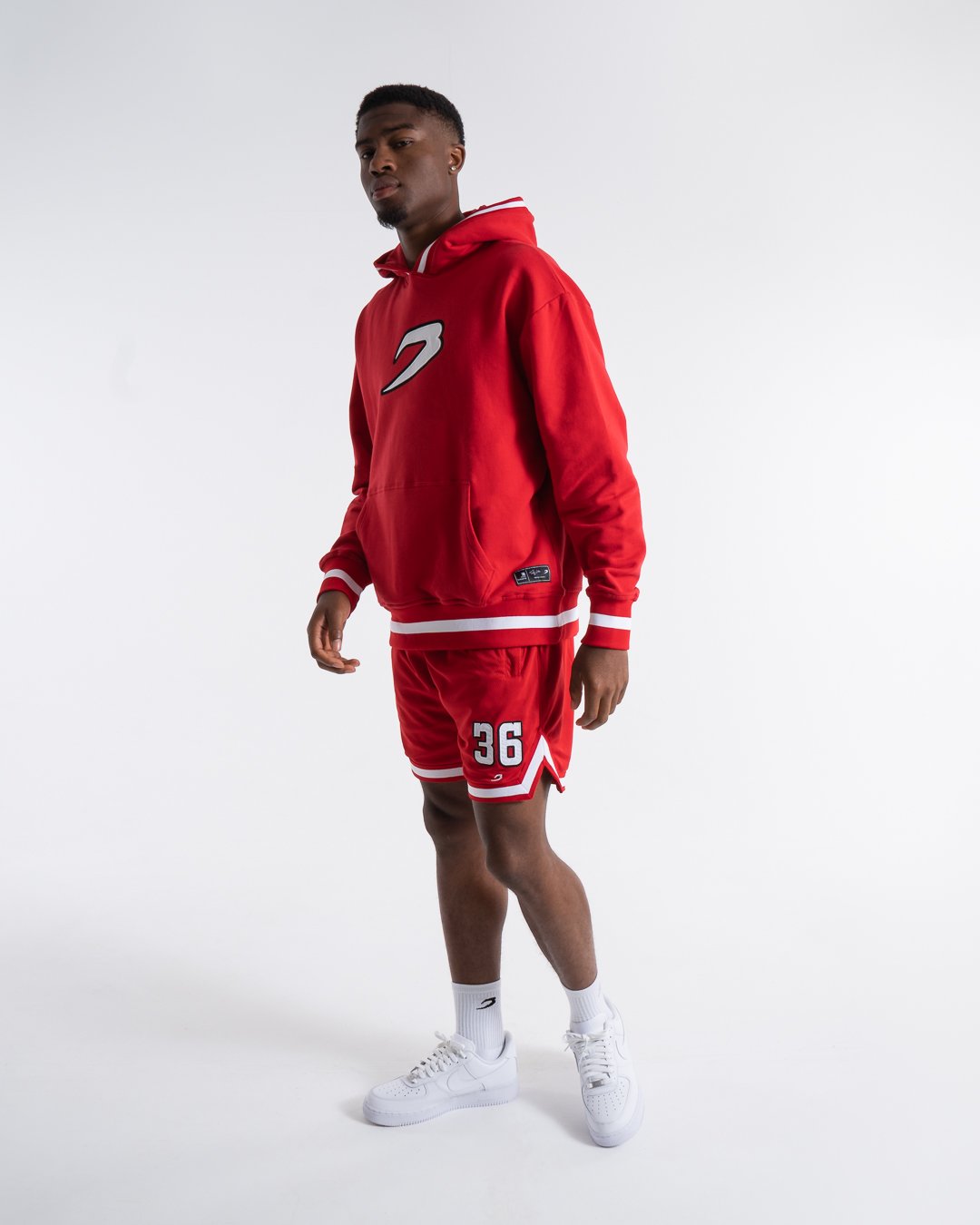 36 by Teddy Atlas Hoodie - Red | BOXRAW