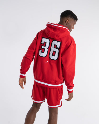 36 by Teddy Atlas Hoodie - Red | BOXRAW