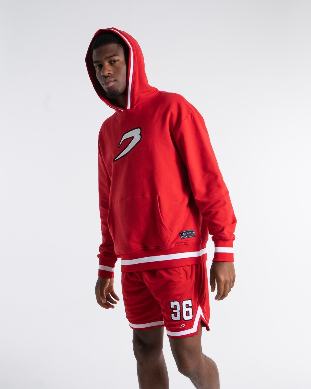 36 by Teddy Atlas Hoodie - Red | BOXRAW