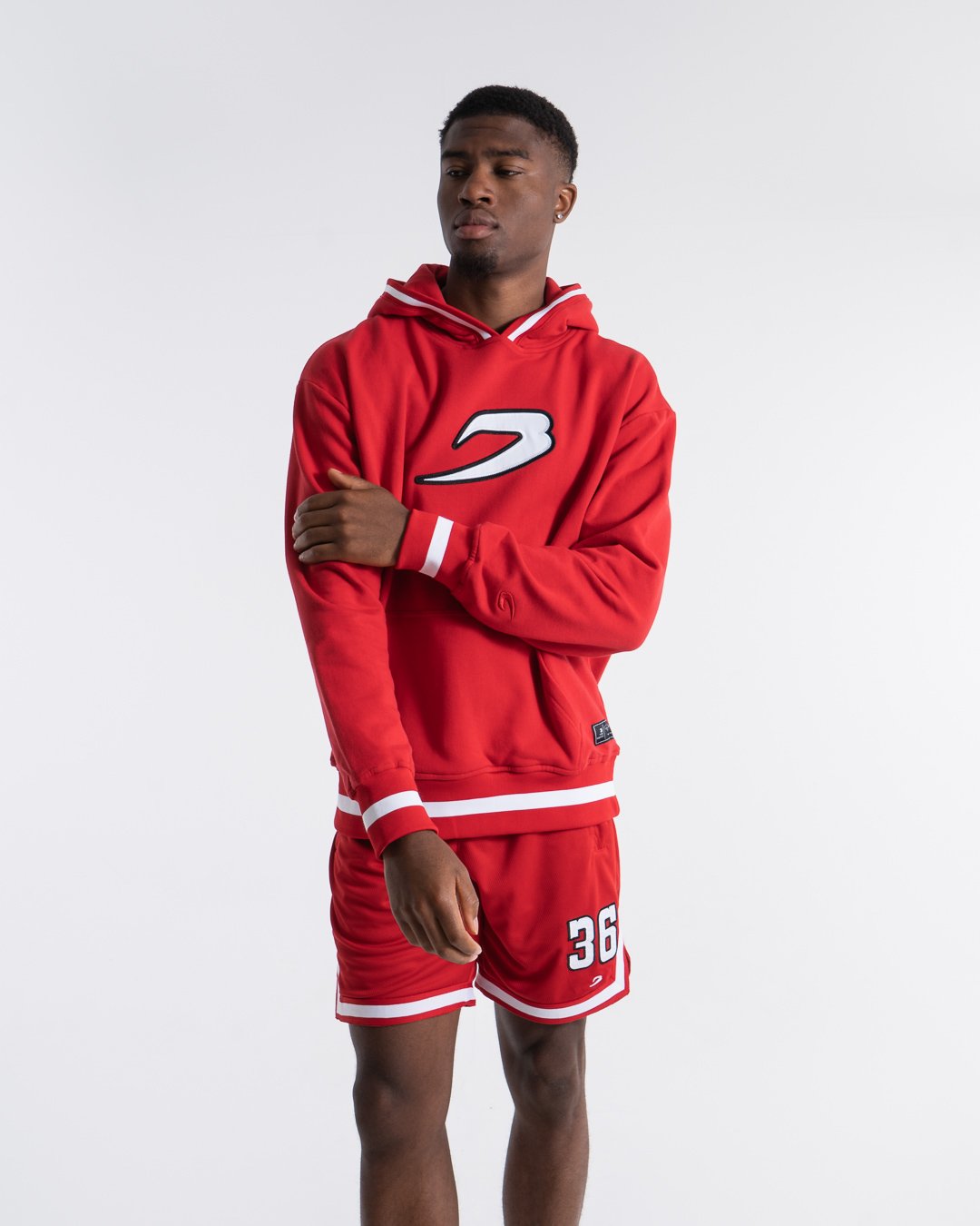 36 by Teddy Atlas Hoodie - Red | BOXRAW