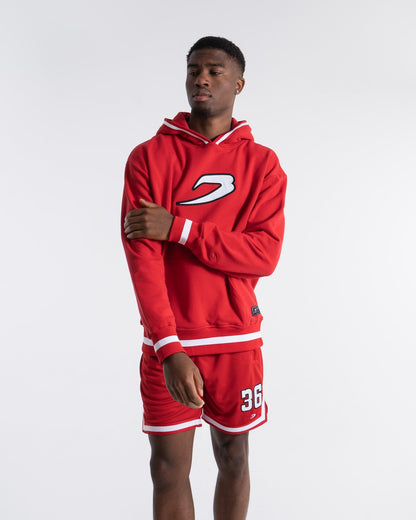 36 by Teddy Atlas Hoodie - Red | BOXRAW