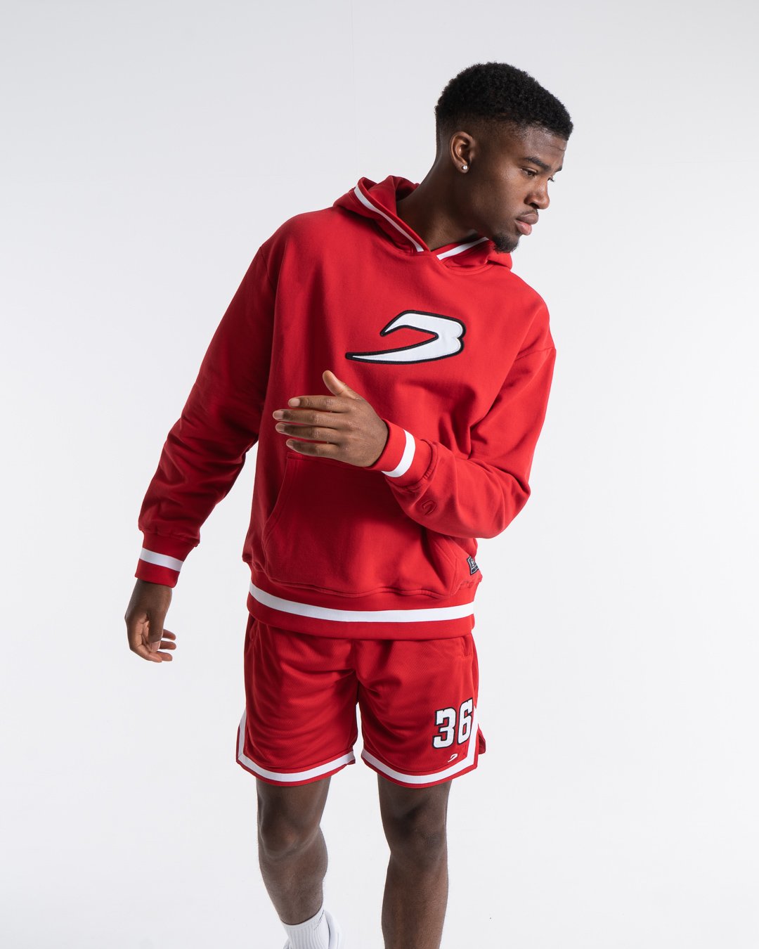 36 by Teddy Atlas Hoodie - Red | BOXRAW