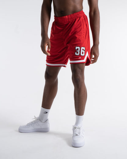 36 by Teddy Atlas Shorts - Red | BOXRAW