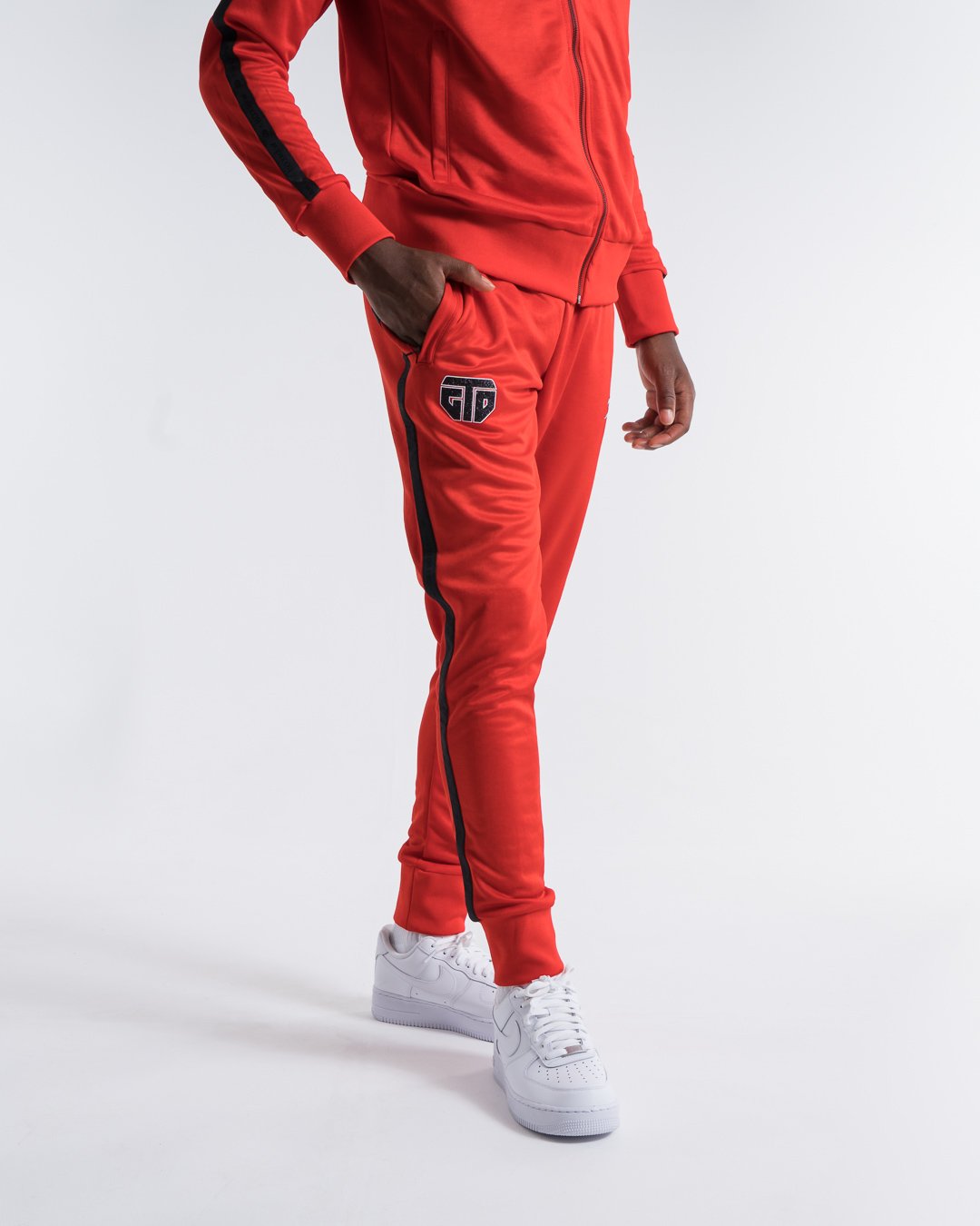Tank Tracksuit Bottoms - Red | Gervonta Davis | BOXRAW