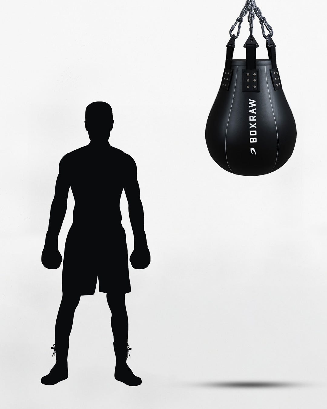 BOXRAW Uppercut Bag - Black