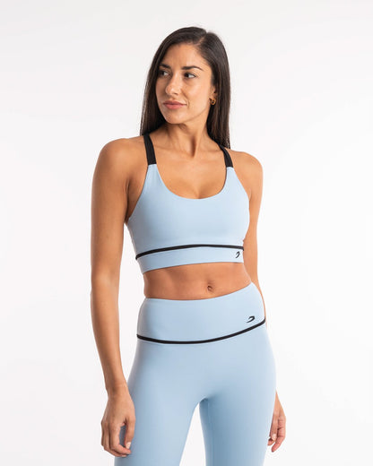 Valeria Sports Bra - Baby Blue | Women's Training | BOXRAW