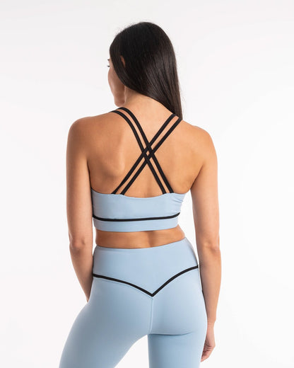 Valeria Sports Bra - Baby Blue | Women's Training | BOXRAW