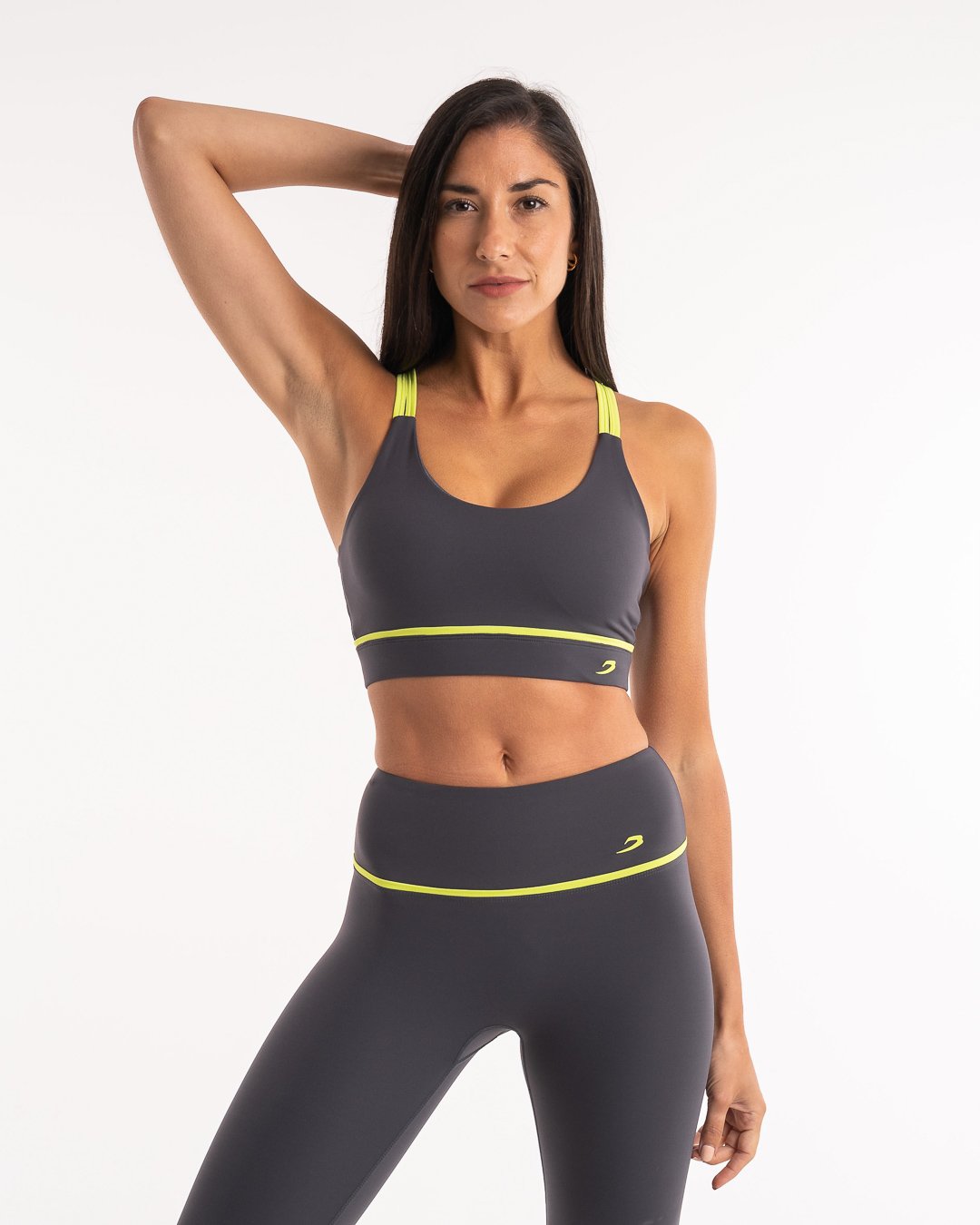 Valeria Sports Bra - Charcoal | Women's Training | BOXRAW