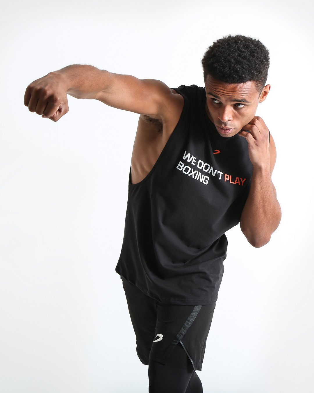 We Don't Play Boxing Muscle Tank - Black