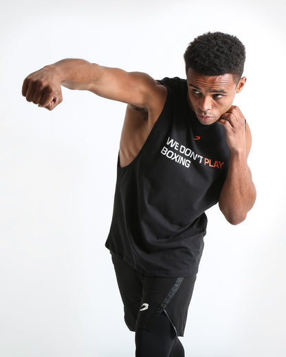 We Don't Play Boxing Muscle Tank - Black