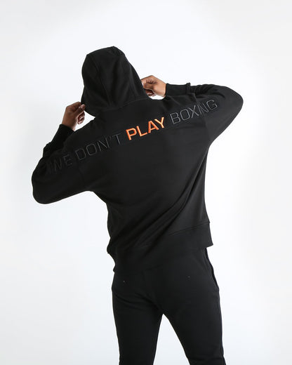 We Don't Play Boxing Unisex Hoodie - Black