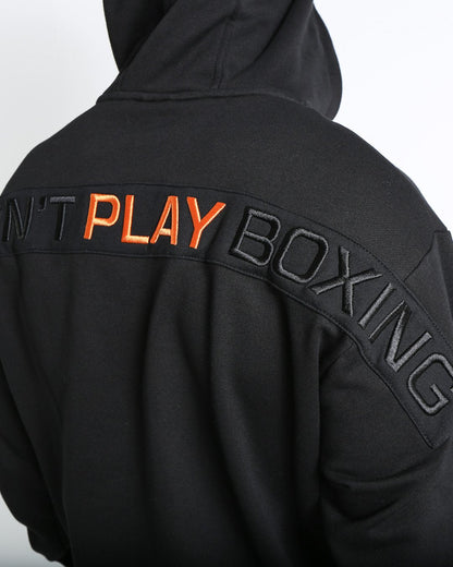 We Don't Play Boxing Unisex Hoodie - Black
