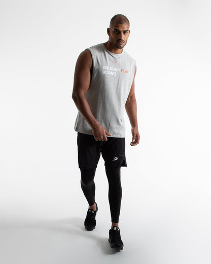 We Don't Play Boxing Muscle Tank - Grey