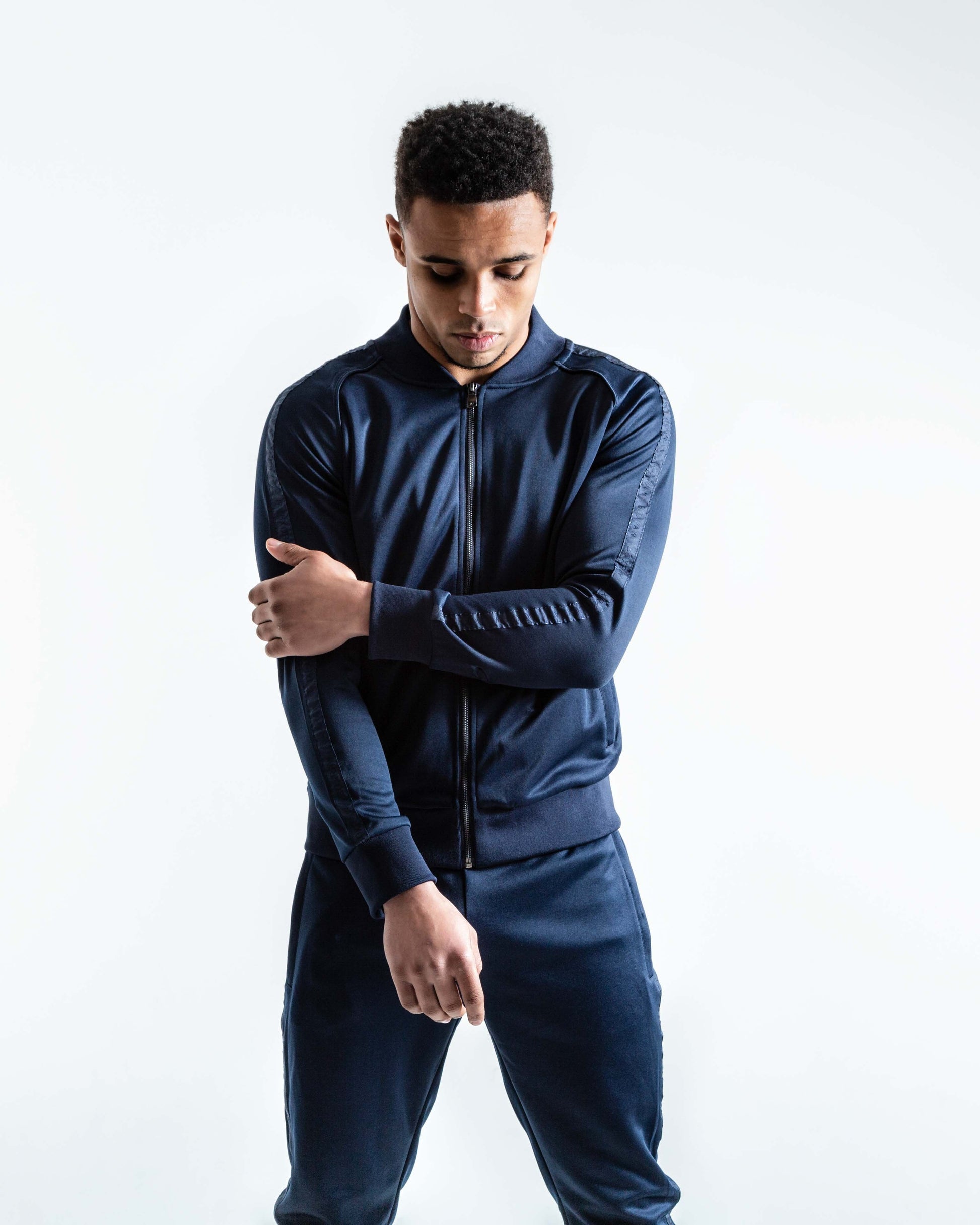 Whitaker Jacket - Navy | BOXRAW