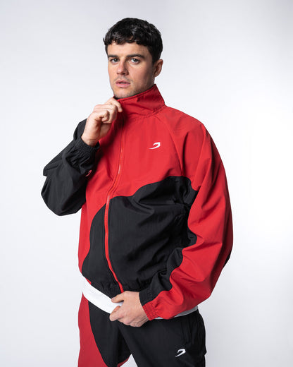 Williams Jacket - Black/Red | BOXRAW